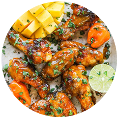 Mango Habanero Wings
